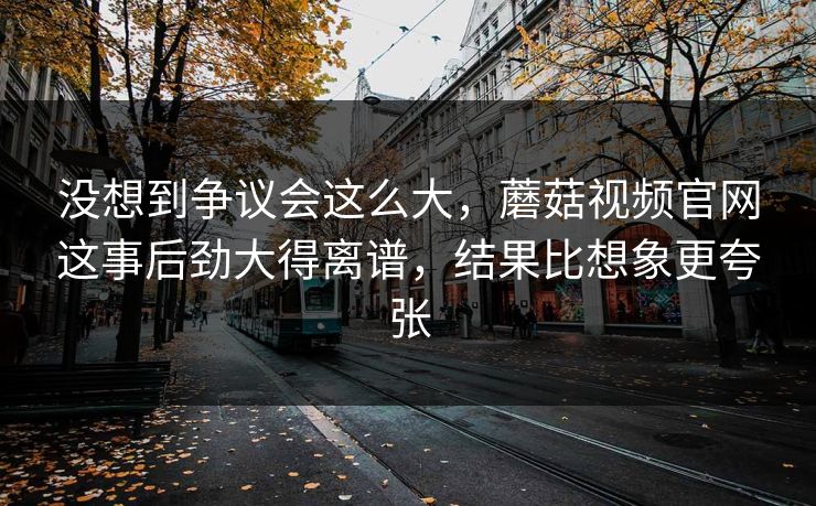 没想到争议会这么大，蘑菇视频官网这事后劲大得离谱，结果比想象更夸张