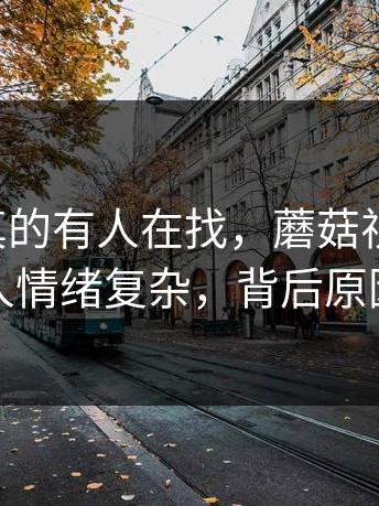 别笑，真的有人在找，蘑菇视频ios这事看得人情绪复杂，背后原因太微妙