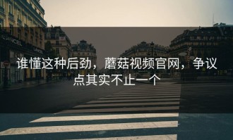 谁懂这种后劲，蘑菇视频官网，争议点其实不止一个